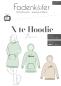 Preview: Fadenkäfer Papierschnittmuster X-te Hoodie Damen 